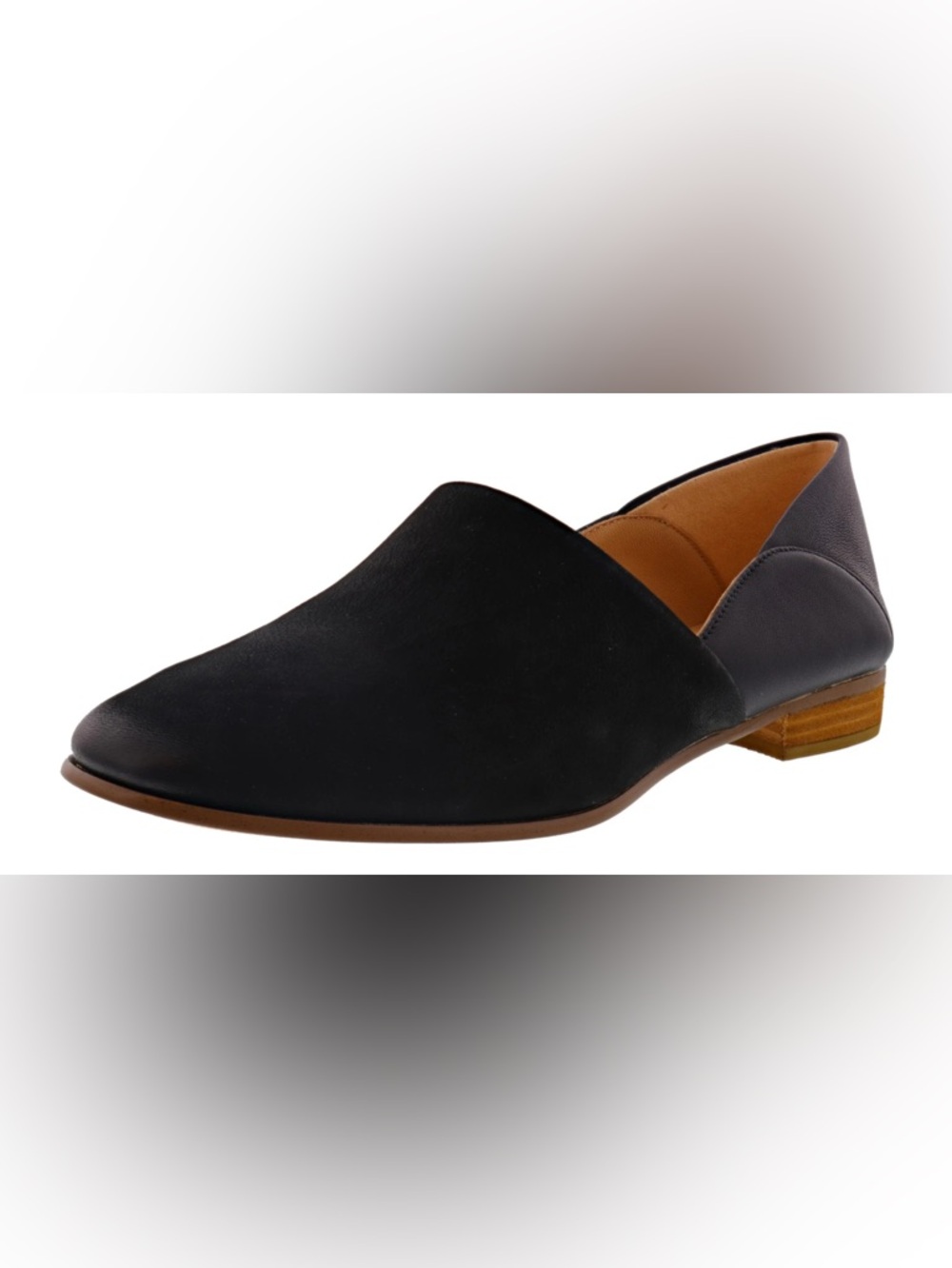Clarks Women's Pure Tone Black Dressy Flats, SZ 7